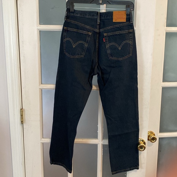 Levis 501 Wedgie Fit Denim Size 27x26 - Picture 2 of 4